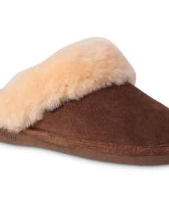 'Old Friend Footwear' Women's Scuff - Chocolate