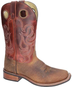 Smoky Mountain Boots 'Smoky Mountain' Men's Timber Square Toe - Brown / Burnt Apple