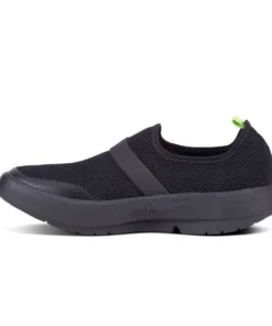 'OOFOS' Women's OOmg Low Slip On - Black / Black