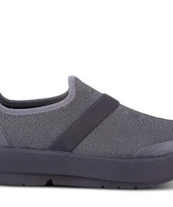 'OOFOS' Women's OOmg Fibre Low Slip On - Black / Grey
