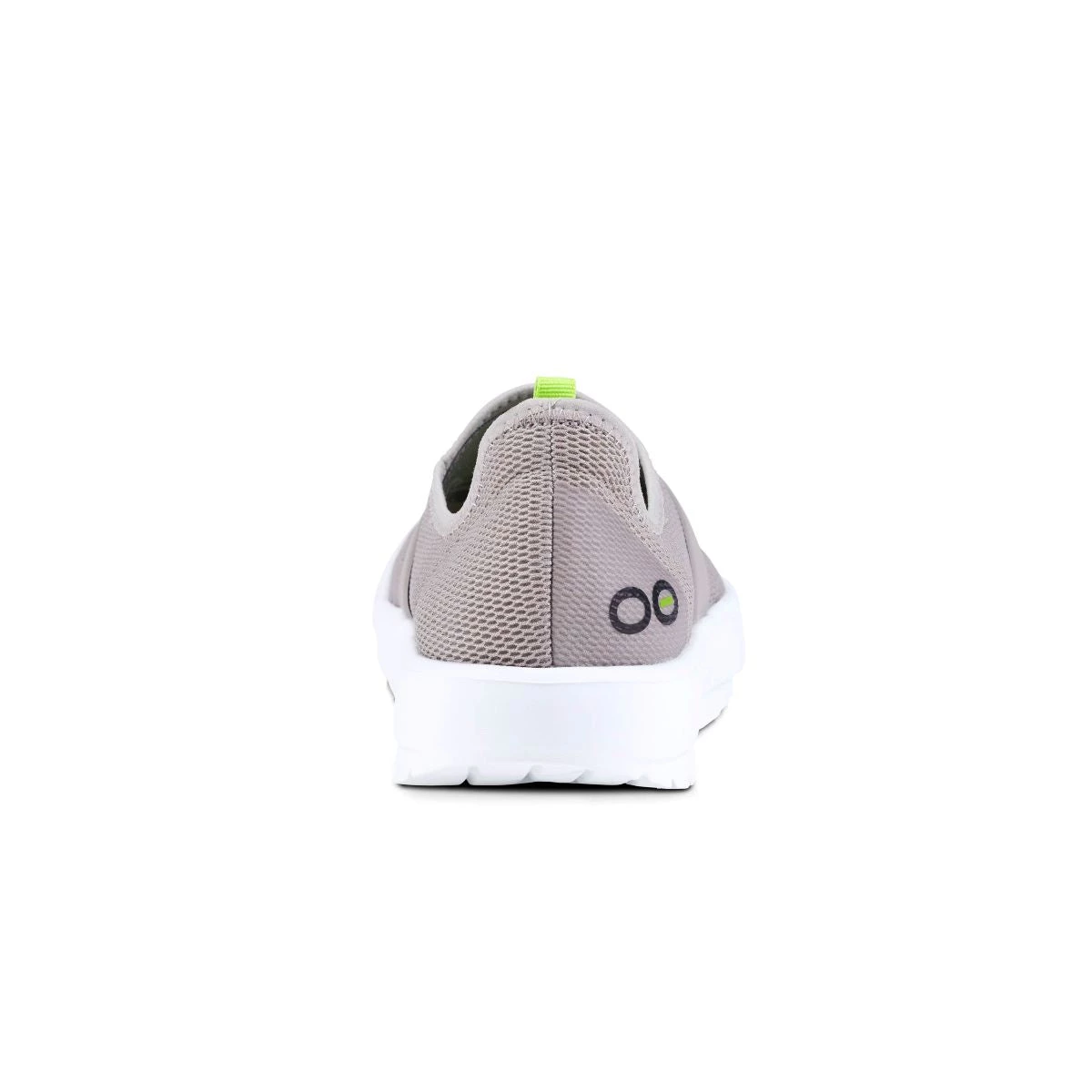 'OOFOS' Women's OOmg Low Slip On - White / Grey 8 'OOFOS' Women's OOmg Low Slip On - White / Grey