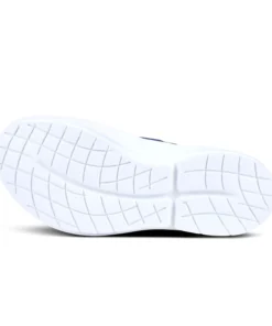 'OOFOS' Women's OOmg Fibre Low Slip On - White / Navy