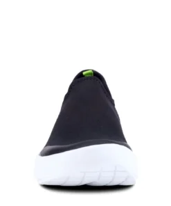 'OOFOS' Women's OOmg EeZee Low Shoe - White / Black 11 'OOFOS' Women's OOmg EeZee Low Shoe - White / Black