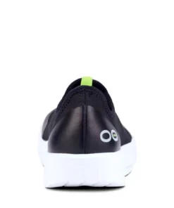 'OOFOS' Women's OOmg EeZee Low Shoe - White / Black 12 'OOFOS' Women's OOmg EeZee Low Shoe - White / Black