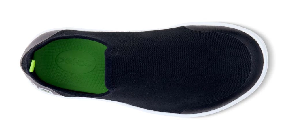 'OOFOS' Women's OOmg EeZee Low Shoe - White / Black 4 'OOFOS' Women's OOmg EeZee Low Shoe - White / Black