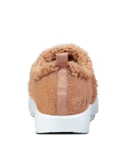'OOFOS' Women's Oocoozie Low Shoe - White / Chestnut