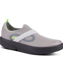 'OOFOS' Men's OOmg Low Slip On - Black / Gray
