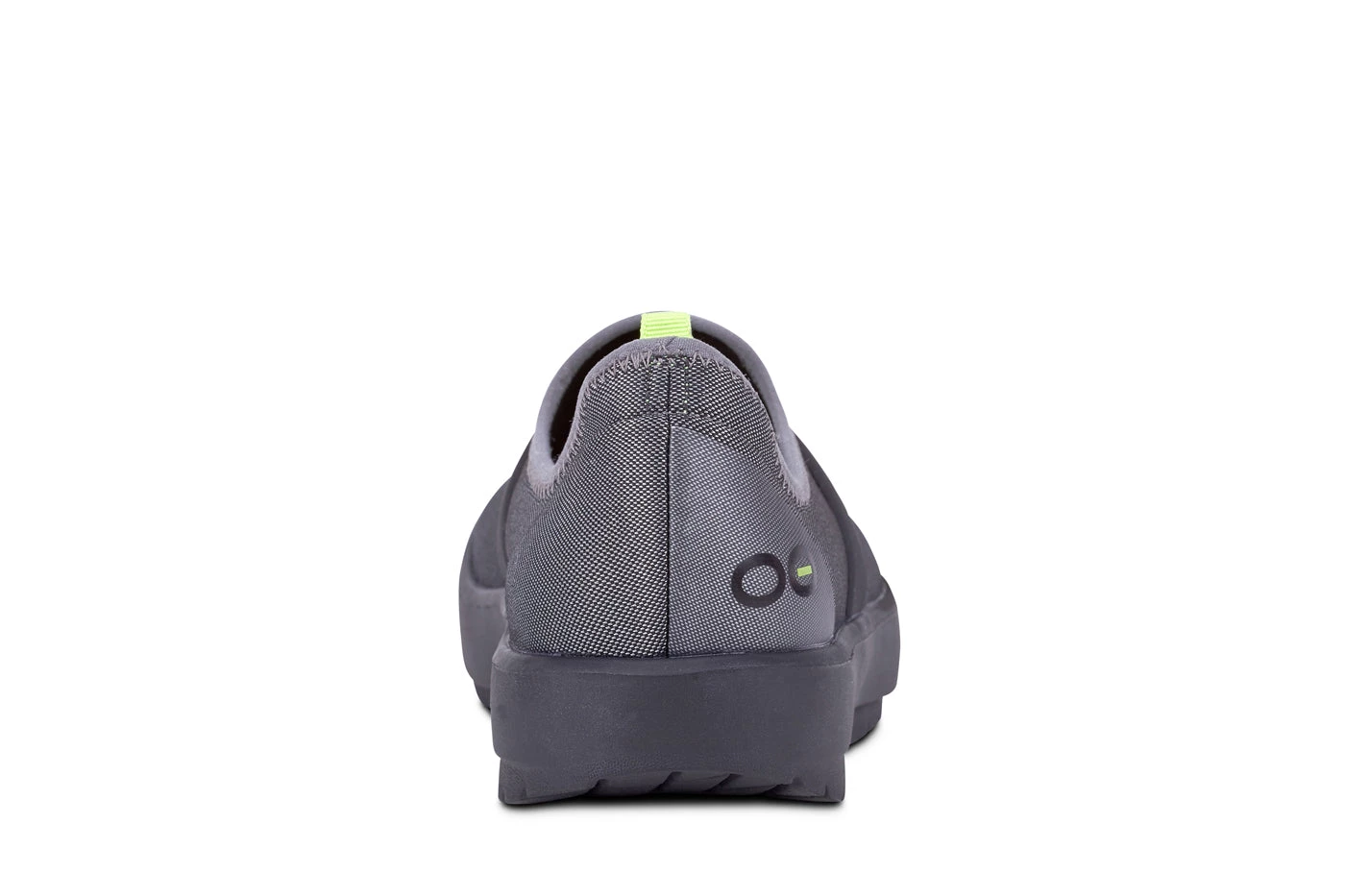 'OOFOS' Women's OOmg Fibre Low Slip On - Black / Grey 8 'OOFOS' Women's OOmg Fibre Low Slip On - Black / Grey