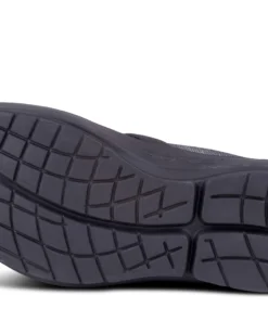 'OOFOS' Women's OOmg Fibre Low Slip On - Black / Grey 12 'OOFOS' Women's OOmg Fibre Low Slip On - Black / Grey