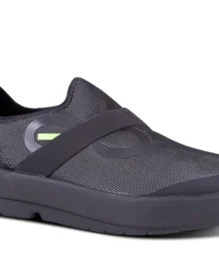 'OOFOS' Men's OOmg Fibre Low Slip On - Black / Grey