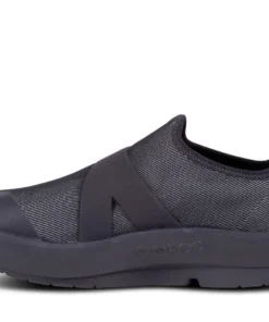 'OOFOS' Men's OOmg Fibre Low Slip On - Black / Grey