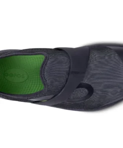 'OOFOS' Men's OOmg Fibre Low Slip On - Black / Grey