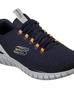 'Skechers' Men's Overhaul-Landhedge - Navy / Gray (wide)