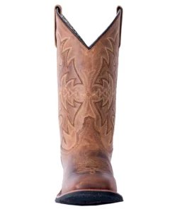 'Laredo' Women's 11" Anita Western Square Toe - Brown 12 'Laredo' Women's 11