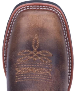 'Laredo' Women's 11" Anita Western Square Toe - Brown / Turquoise