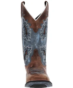 'Laredo' Women's 11" Isla Western Square Toe - Tan / Blue Denim 11 'Laredo' Women's 11