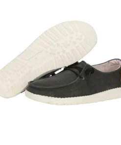 'Hey Dude' Women's Wendy Chambray - Off Black