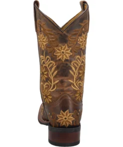 'Laredo' Women's 11" Secret Garden Western Square Toe - Brown 12 'Laredo' Women's 11