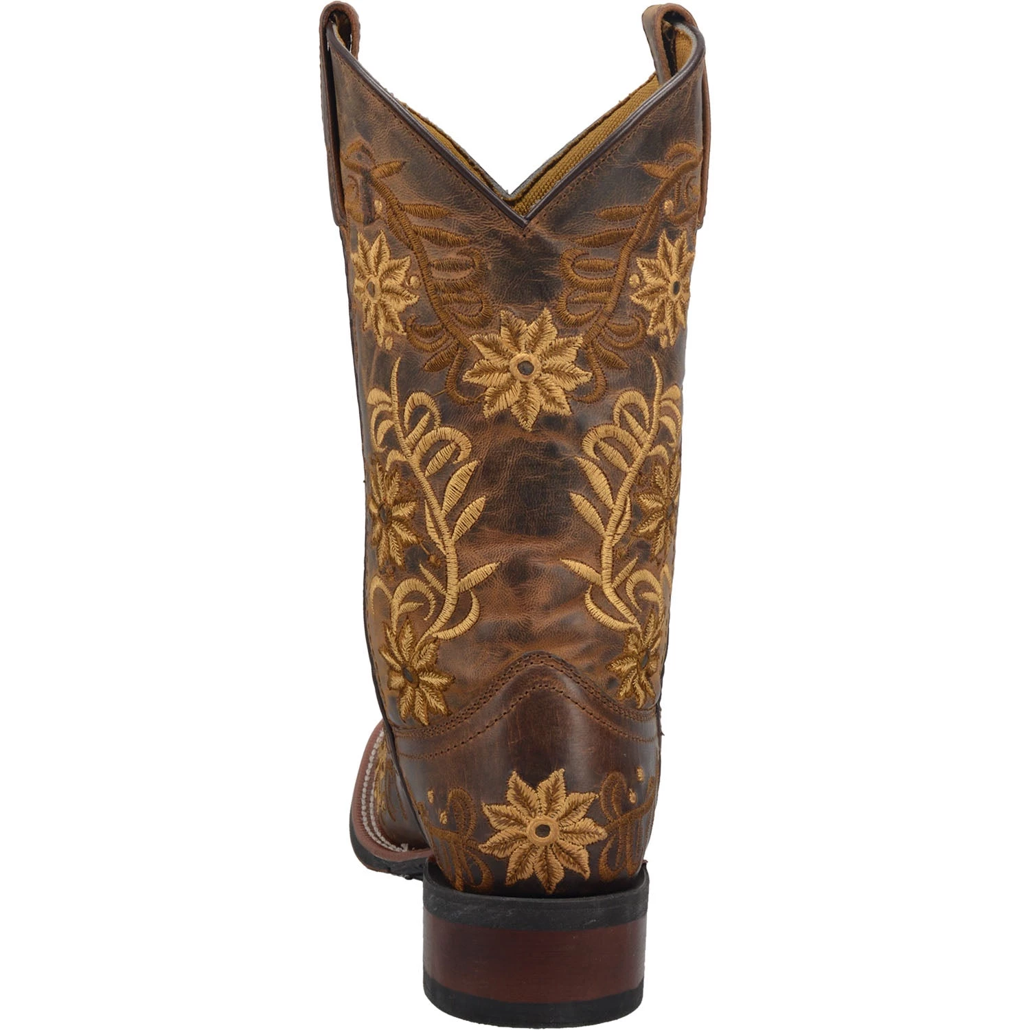 'Laredo' Women's 11" Secret Garden Western Square Toe - Brown 7 'Laredo' Women's 11" Secret Garden Western Square Toe - Brown