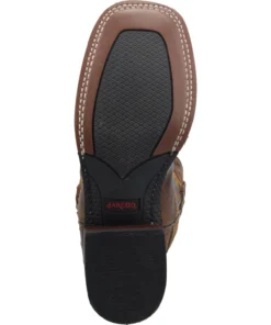 'Laredo' Women's 11" Secret Garden Western Square Toe - Brown 10 'Laredo' Women's 11