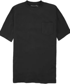 Falcon Bay Sportswear 'Falcon Bay' Men's Short Sleeve Pocket Tee - Black