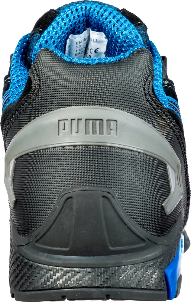 'Puma' Men's Rio Low ESD Safety Toe - Black / Blue 6 'Puma' Men's Rio Low ESD Safety Toe - Black / Blue
