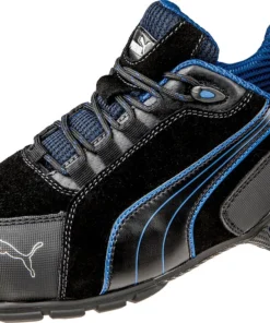 'Puma' Men's Rio Low ESD Safety Toe - Black / Blue