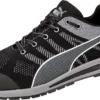'Puma' Men's Elevate Knit ESD Comp Toe - Black / Gray / White 2 'Puma' Men's Elevate Knit ESD Comp Toe - Black / Gray / White