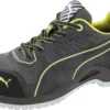 'Puma' Women's Fuse TC Low ESD Steel Toe - Black / Lime Green