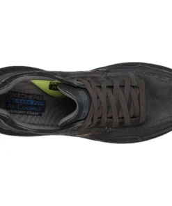 'Skechers' Men's Expended Manden Lace Up - Charcoal