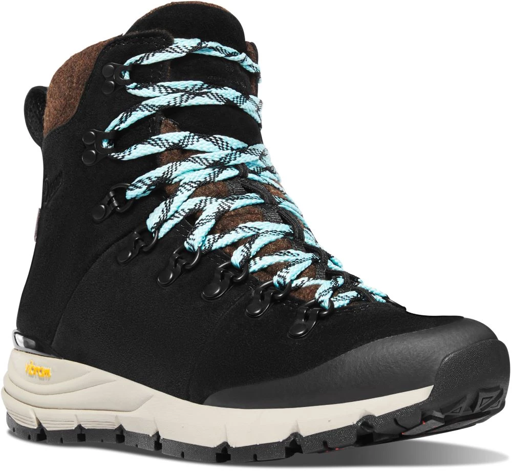 Danner Inc 'Danner' Women's 7" Arctic 600 WP 200 GR Side Zip - Black / Spark Blue 7 Danner Inc 'Danner' Women's 7" Arctic 600 WP 200 GR Side Zip - Black / Spark Blue