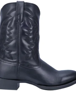 'Laredo' Men's 10" Crawford Western Round Toe - Black