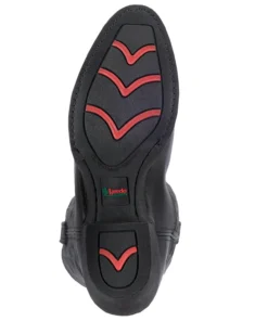 'Laredo' Men's 12" Birchwood Western Round Toe - Black