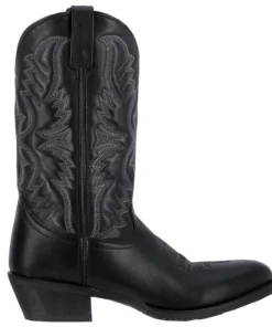 'Laredo' Men's 12" Birchwood Western Round Toe - Black