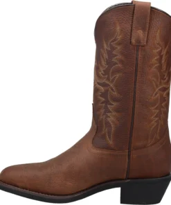 'Laredo' Men's 12" Saw Mill Western Round Toe - Brown 15 'Laredo' Men's 12