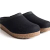 'Haflinger' Women's Grizzly Clog - Black