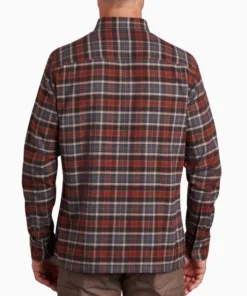 'Kuhl' Men's Dillingr Flannel Shirt - Redwood 6 'Kuhl' Men's Dillingr Flannel Shirt - Redwood