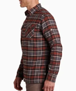 'Kuhl' Men's Dillingr Flannel Shirt - Redwood 7 'Kuhl' Men's Dillingr Flannel Shirt - Redwood