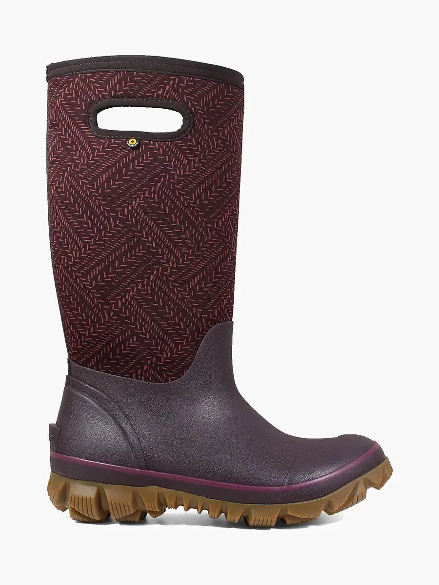 'Bogs' Women's 14" Whiteout Fleck Insulated WP Winter - Grape 3 'Bogs' Women's 14" Whiteout Fleck Insulated WP Winter - Grape