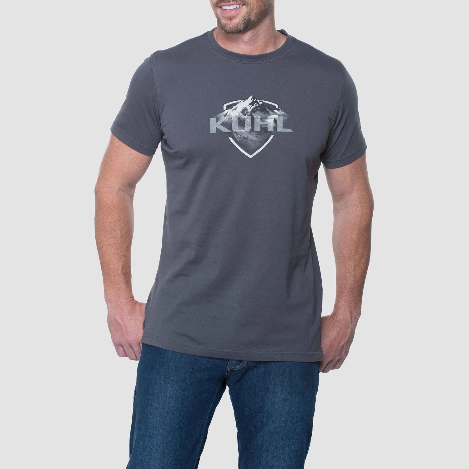 'Kuhl' Men's Born In The Mountains™ Shirt - Carbon Grey 3 'Kuhl' Men's Born In The Mountains™ Shirt - Carbon Grey