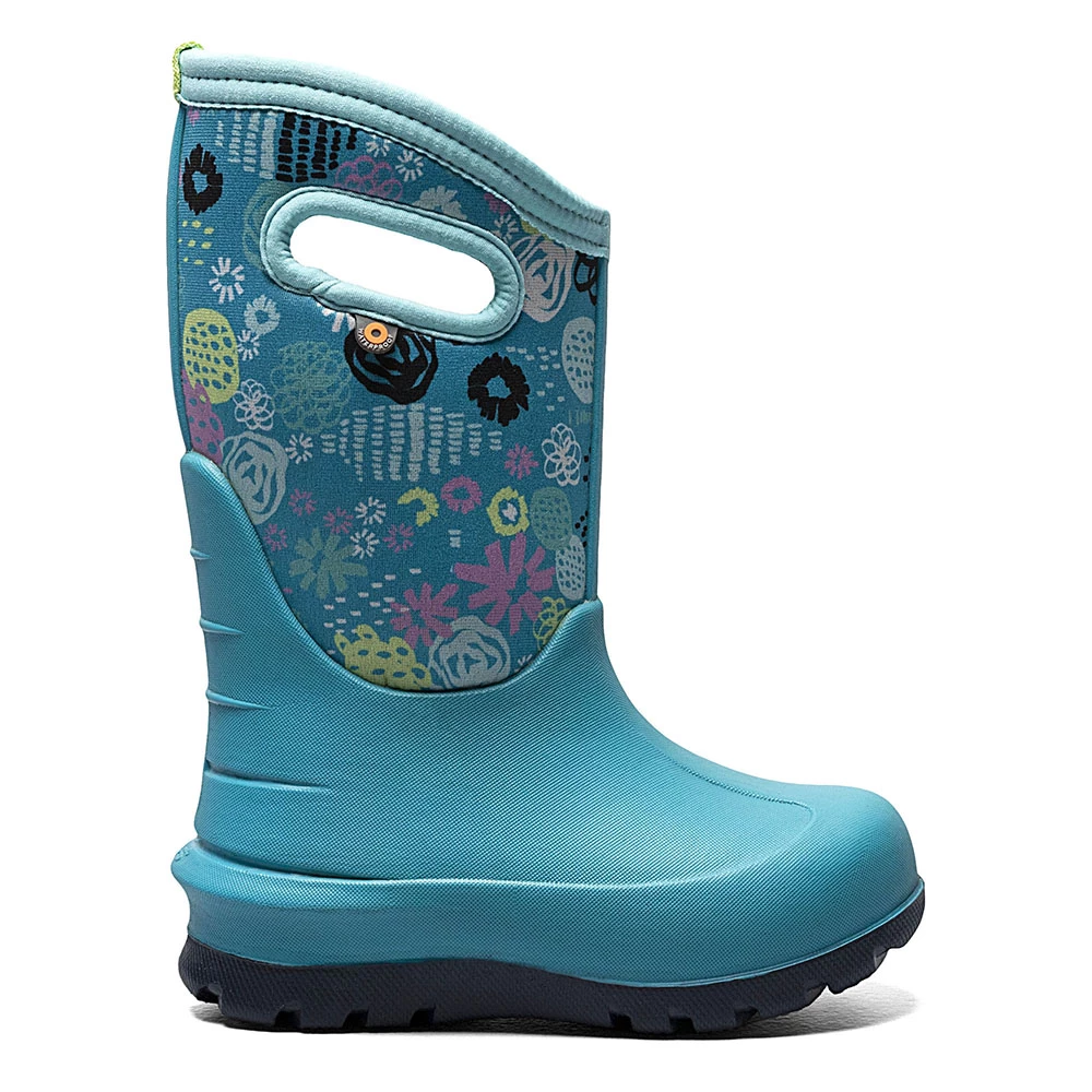 Kids 'BOGS' Youth Neo Classic Garden Party - Teal Multi 3 Kids 'BOGS' Youth Neo Classic Garden Party - Teal Multi