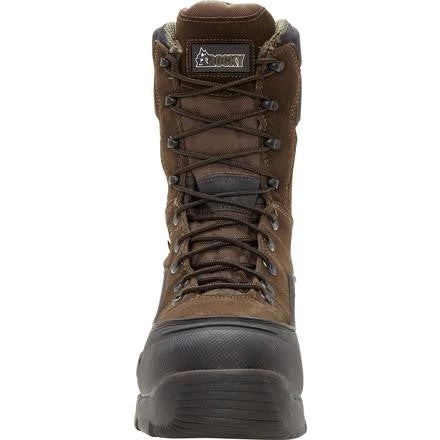 'Rocky' Men's BlizzardStalker 1200GR Insulated WP Steel Toe - Brown / Black 5 'Rocky' Men's BlizzardStalker 1200GR Insulated WP Steel Toe - Brown / Black