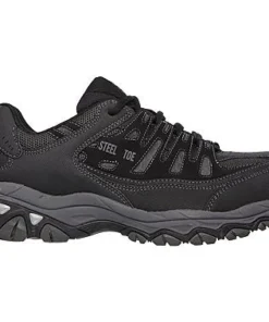 'Skechers' Crankton Athletic Steel Toe - Black