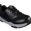 'Skechers' - Men's Soven EH Alloy Safety Toe - Black / Gray