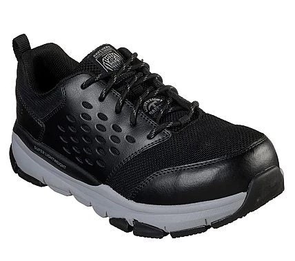 'Skechers' - Men's Soven EH Alloy Safety Toe - Black / Gray 3 'Skechers' - Men's Soven EH Alloy Safety Toe - Black / Gray