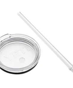 Gear 'YETI' 30 Oz. Rambler Tumbler Straw Lid - Clear