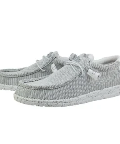 'Hey Dude' Women's Wendy Sox - Stone / White