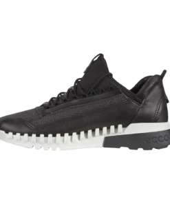 Ecco USA, Inc 'Ecco' Men's Zipflex Low Sneaker - Moonless / Black