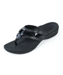 'Powerstep' Women's ArchWear™ Sandal - Black
