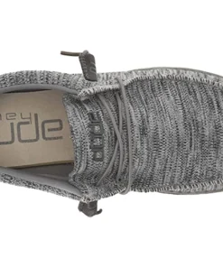 'Hey Dude' Men's Wally B Sox - Grey